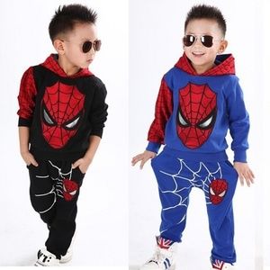 Classic Child Costume Sports Suit 2 Pieces Set Tra